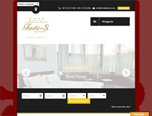 Tablet Screenshot of hoteltadznd.com